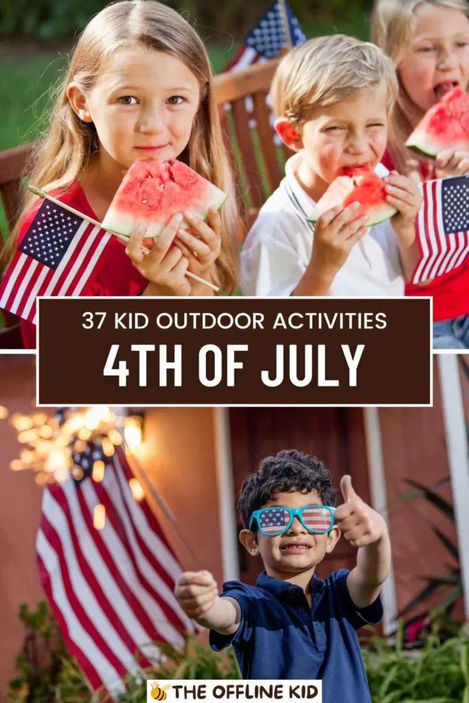 4th of July outdoor activities pin