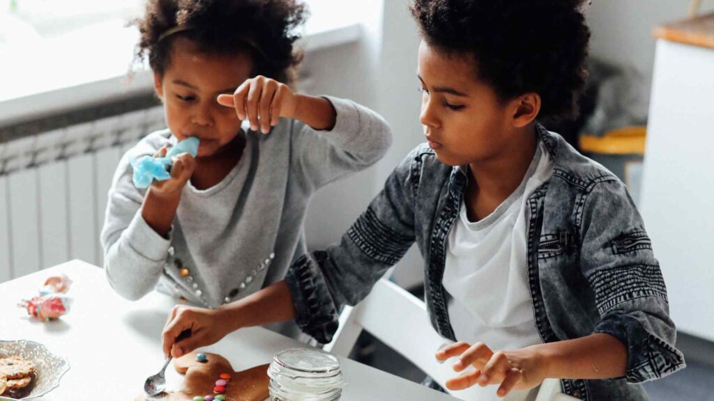 Christmas cookies with kids