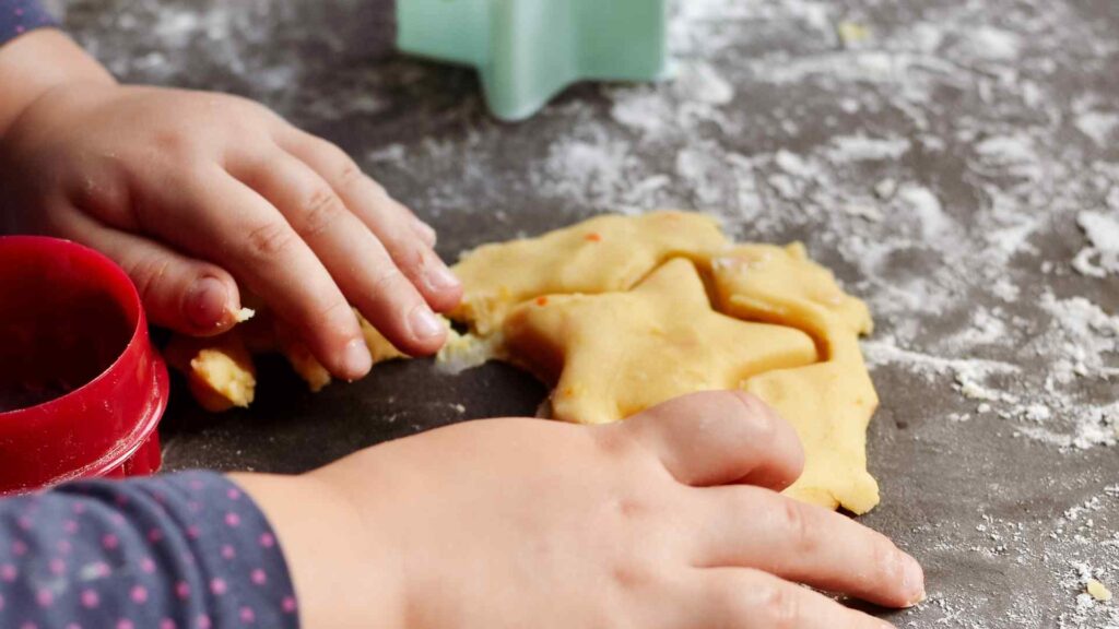 Christmas cookies with kids