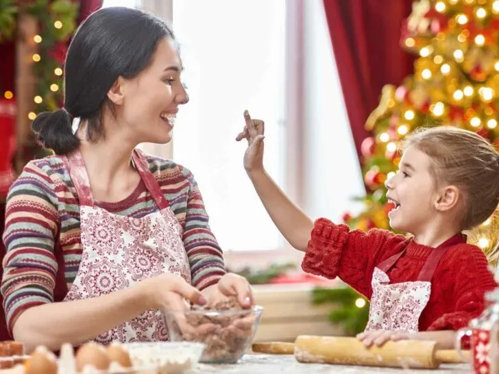 Christmas cookies with kids