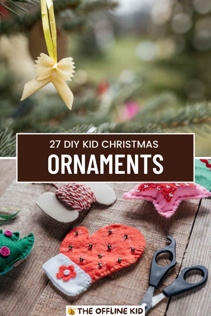 Christmas ornaments for kids pin