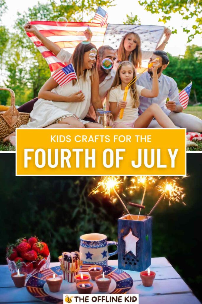 Fourth of July crafts for kids pin