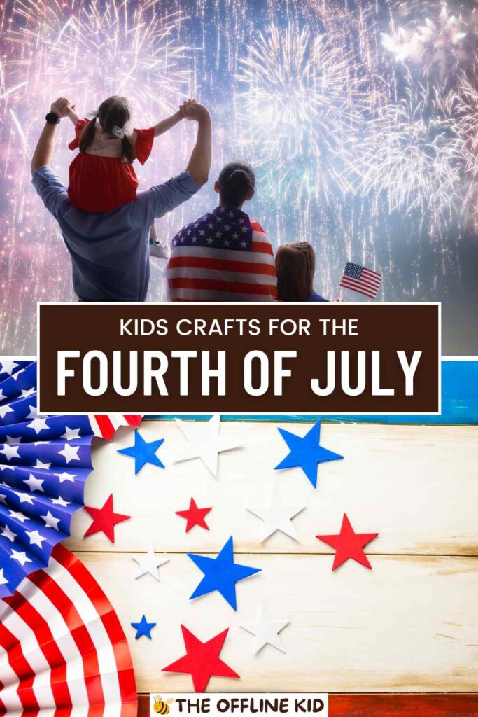 Fourth of July crafts for kids pin