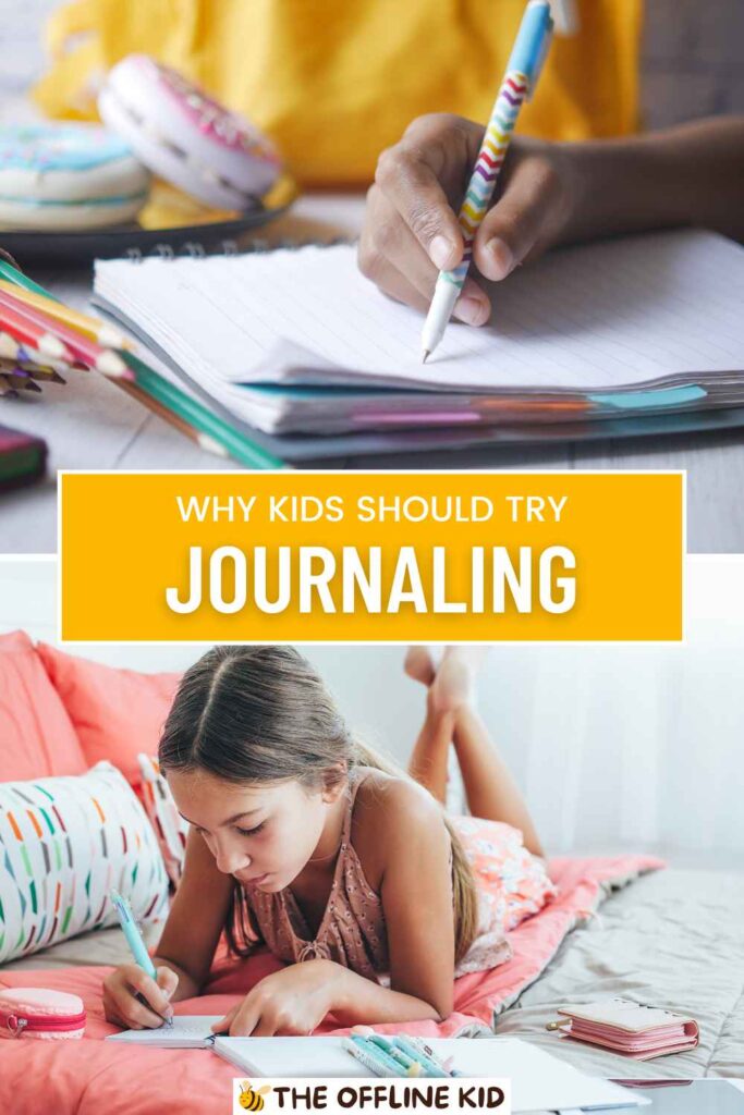 Why Journaling is Important for Kids pin