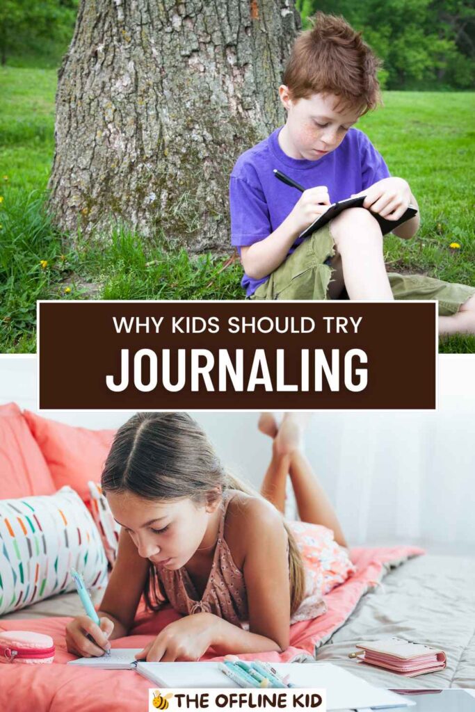 Why Journaling is Important for Kids pin