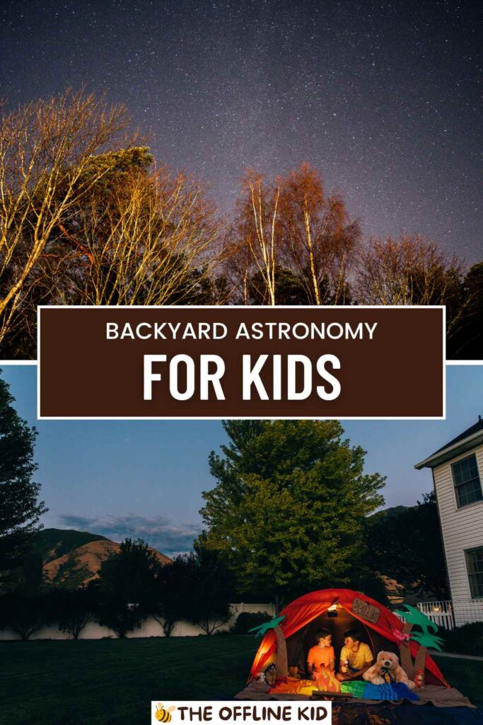 backyard astronomy for kids pin