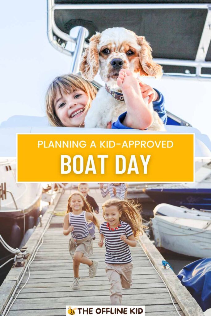 boat day with kids pin