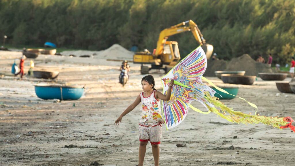 building and flying kites for kids