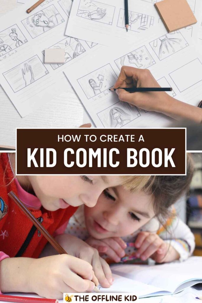 comic book for kid pin