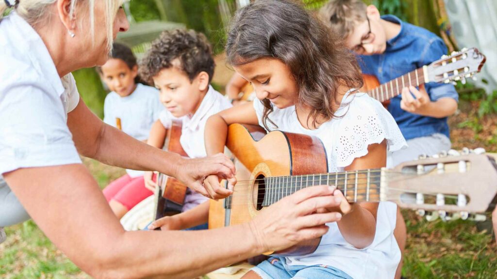 concert in the backyard for kids