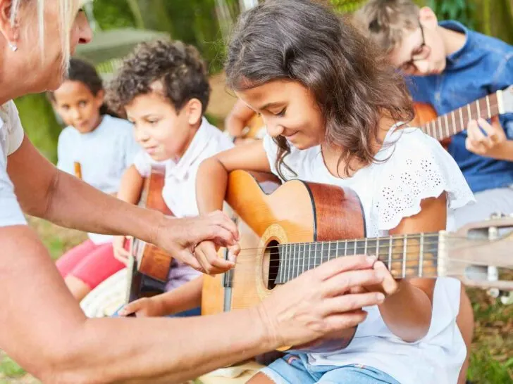 concert in the backyard for kids