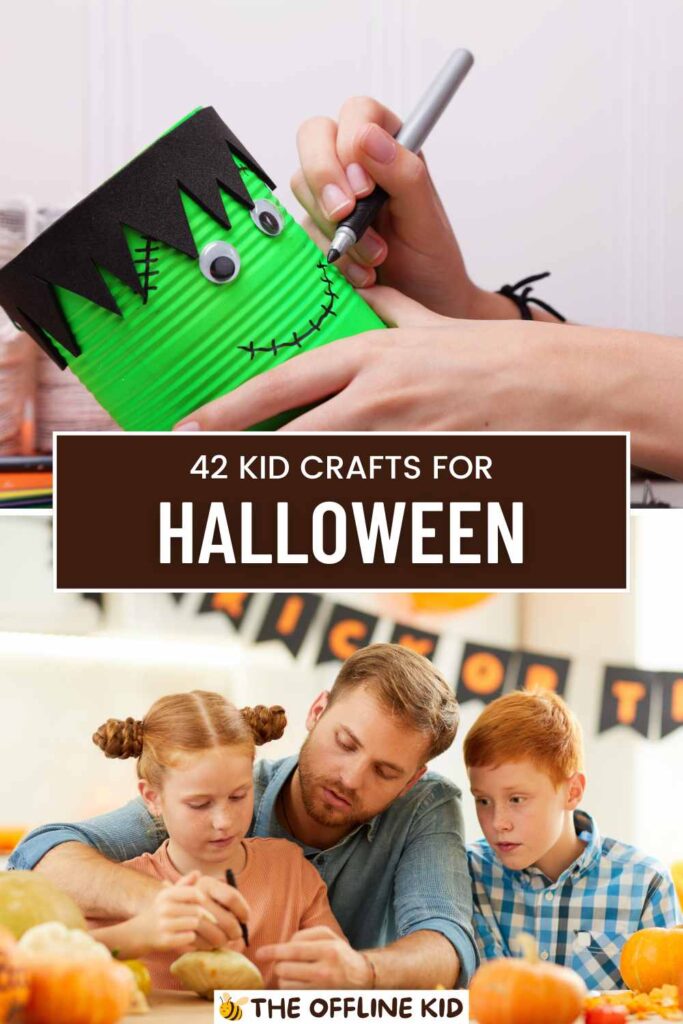 halloween kid crafts pin