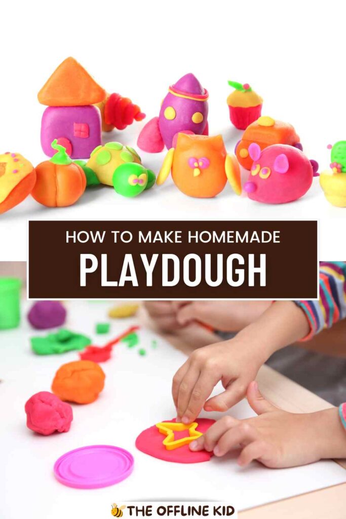 how to make homemade play dough pin