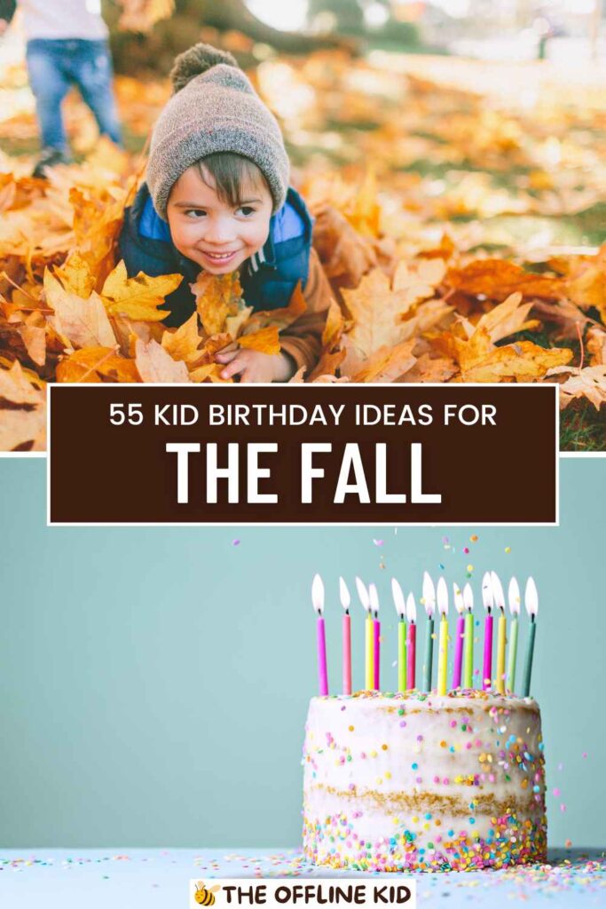 kid fall birthday pin