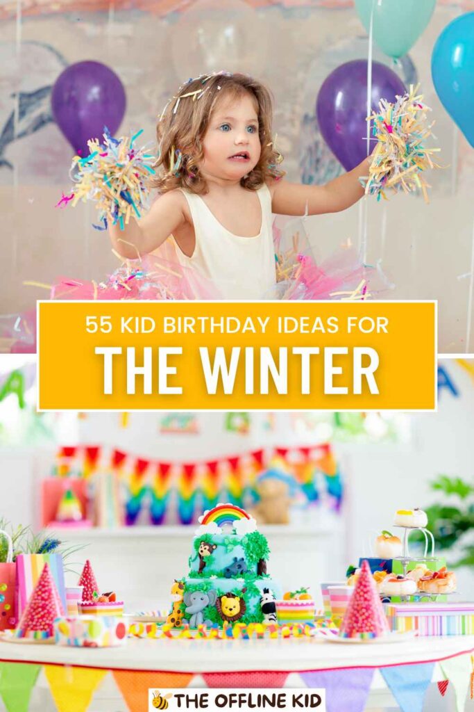 kid winter birthday pin