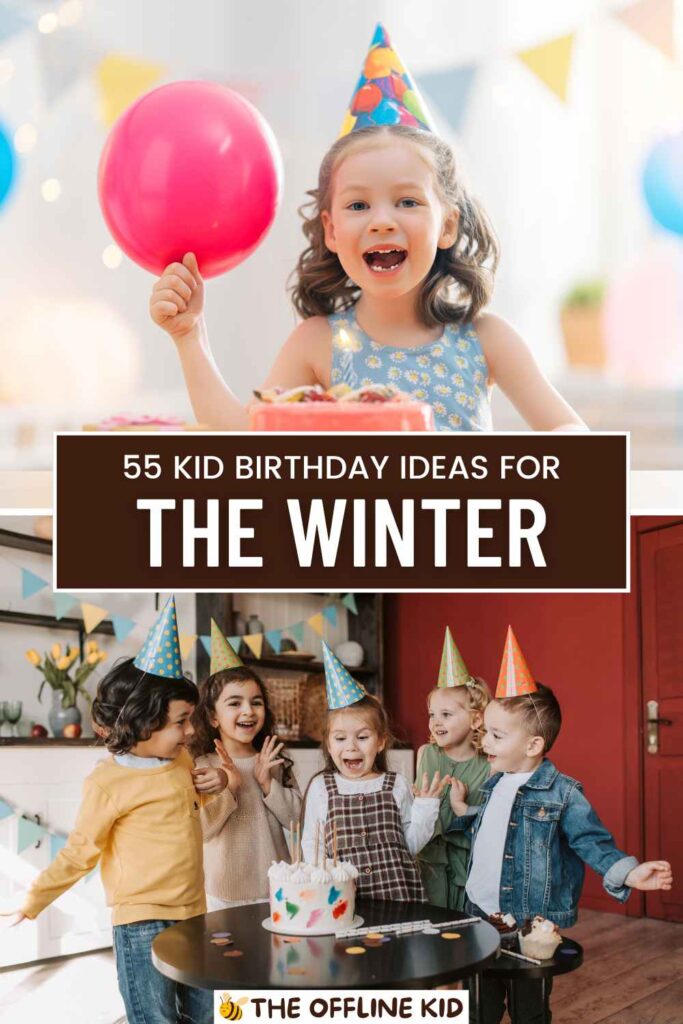 kid winter birthday pin