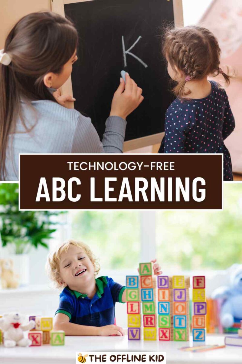 Teaching the ABCs to Kids Without Technology