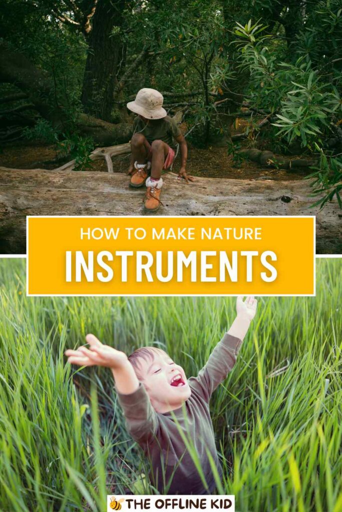 nature instruments for kids pin