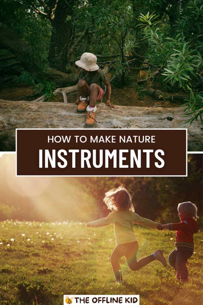 nature instruments for kids pin