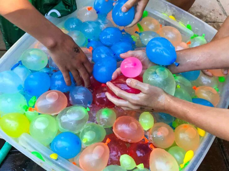 plan a fun water balloon fight