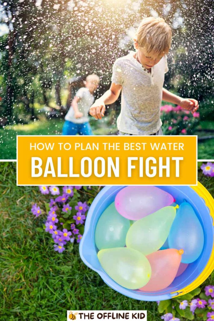 plan the best water balloon fight pin