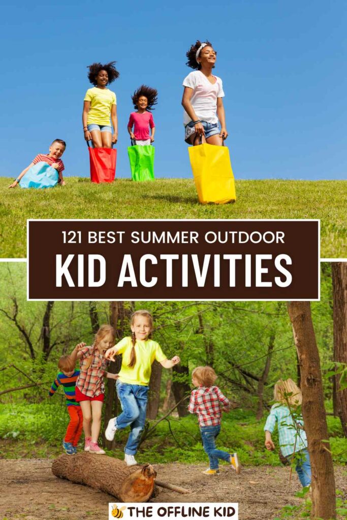 summer outdoor kid activities pin