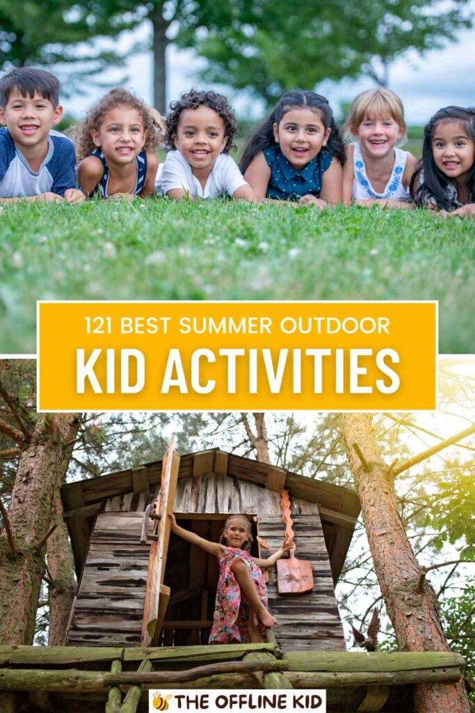 summer outdoor kid activities pin