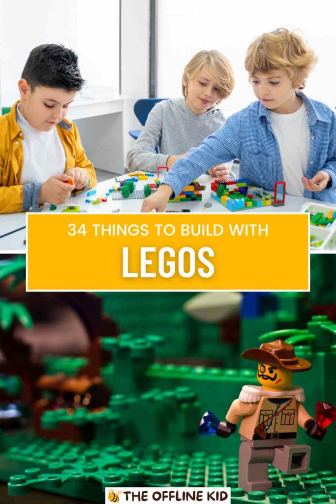 things to build with legos pin