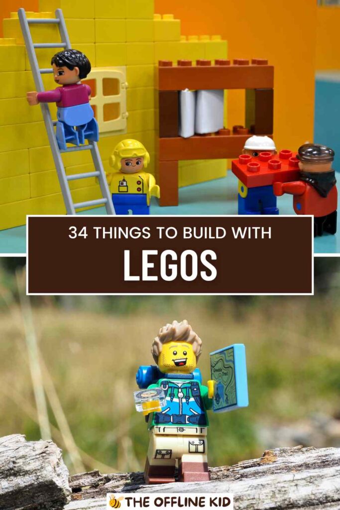 things to build with legos pin