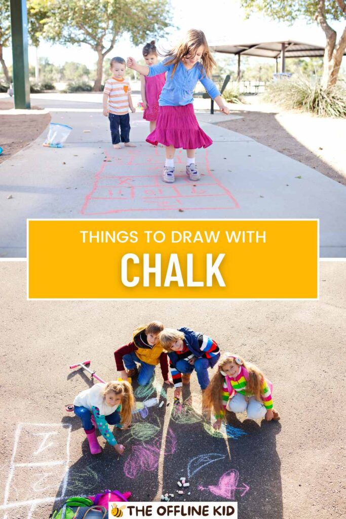 things to draw with chalk pin