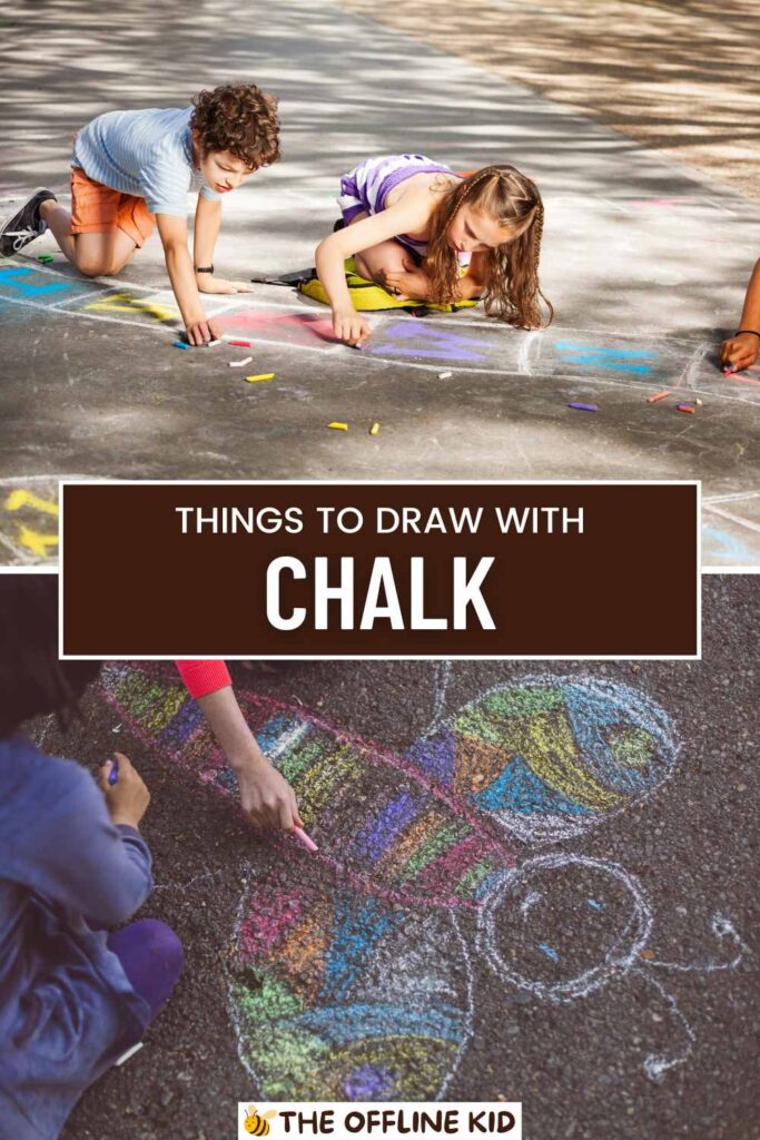 things to draw with chalk pin