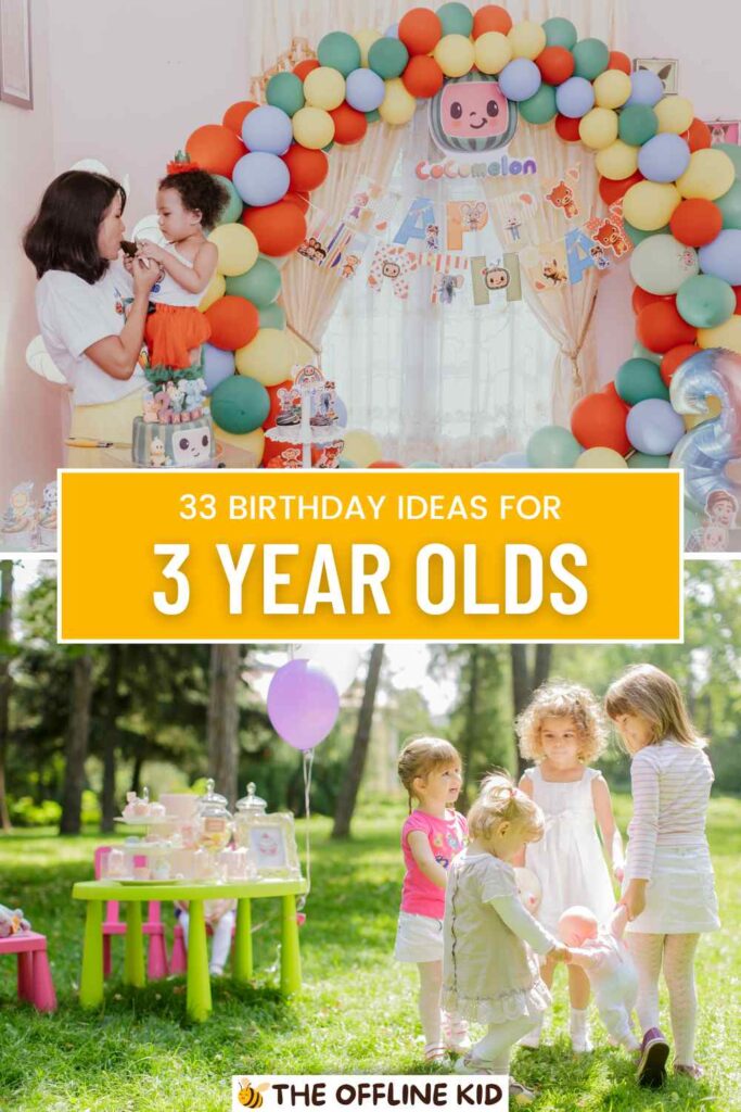 birthday party for 3 year old pin