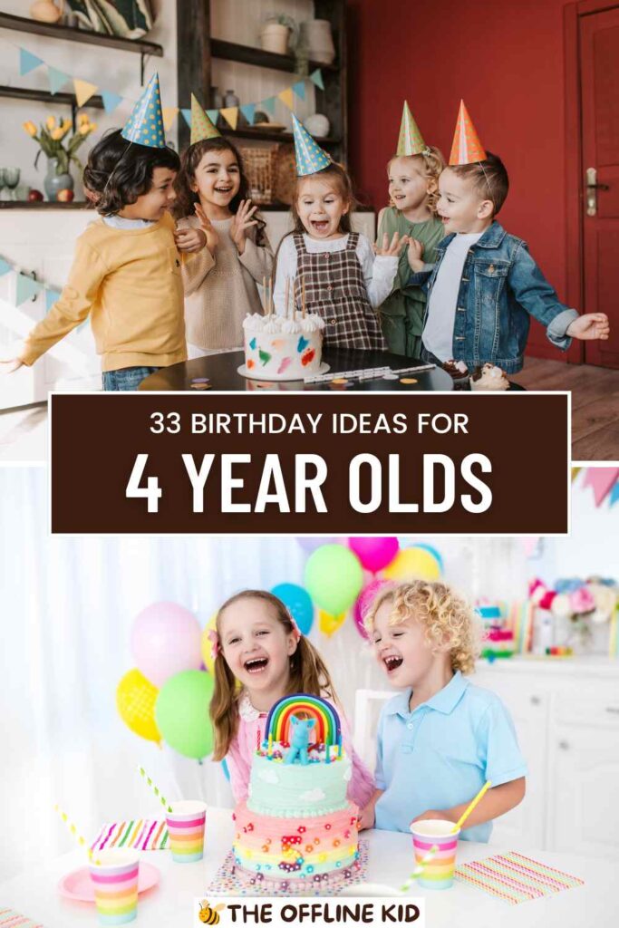 birthday party for 4 year old pin