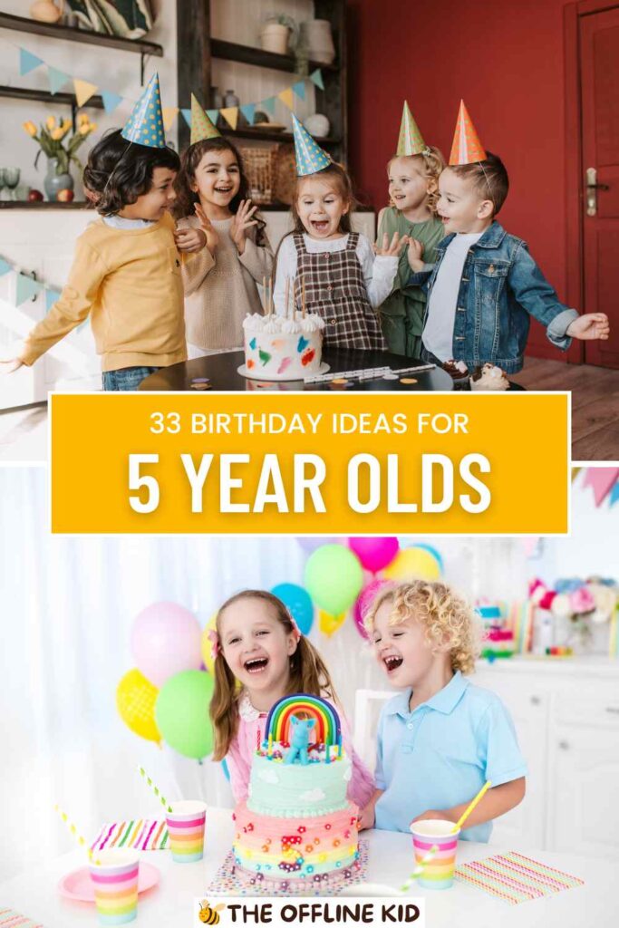 birthday party for 5 year old pin