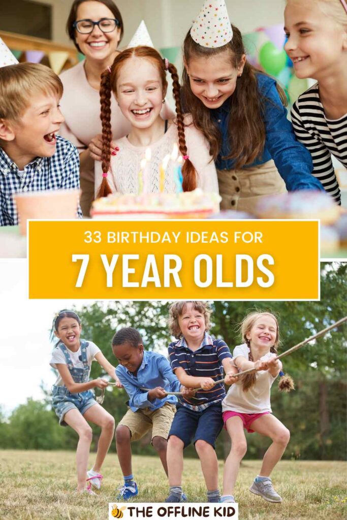 birthday party for 7 year old pin