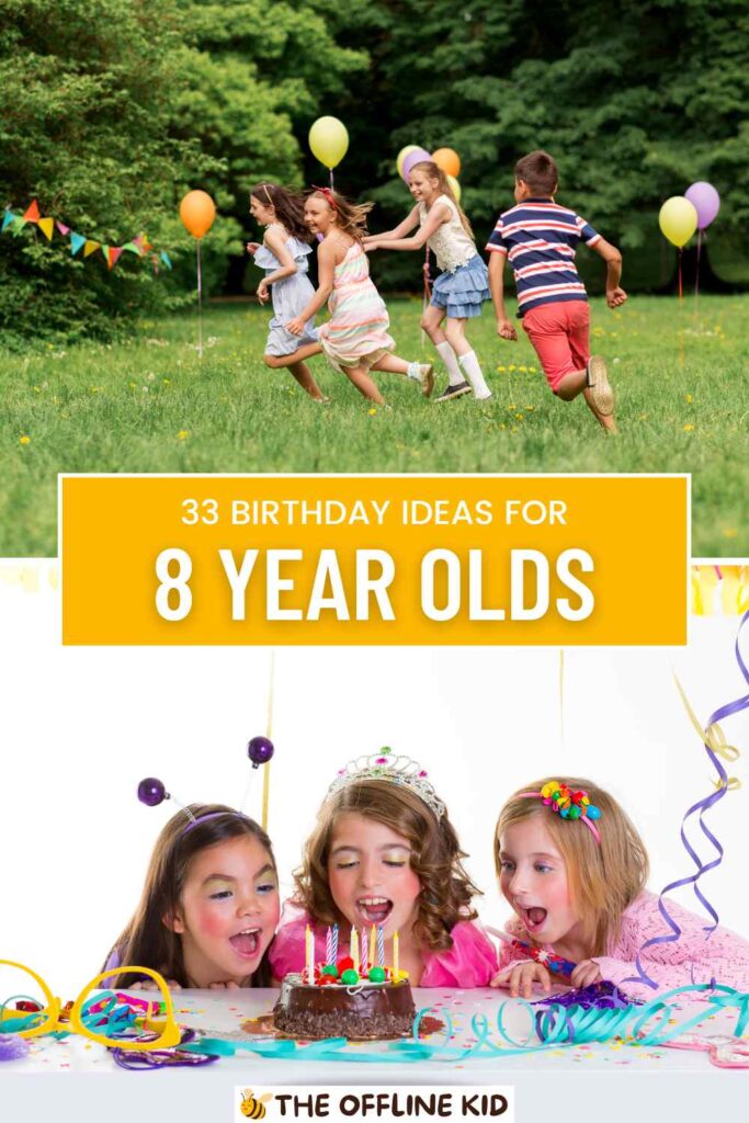 birthday party for 8 year old pin