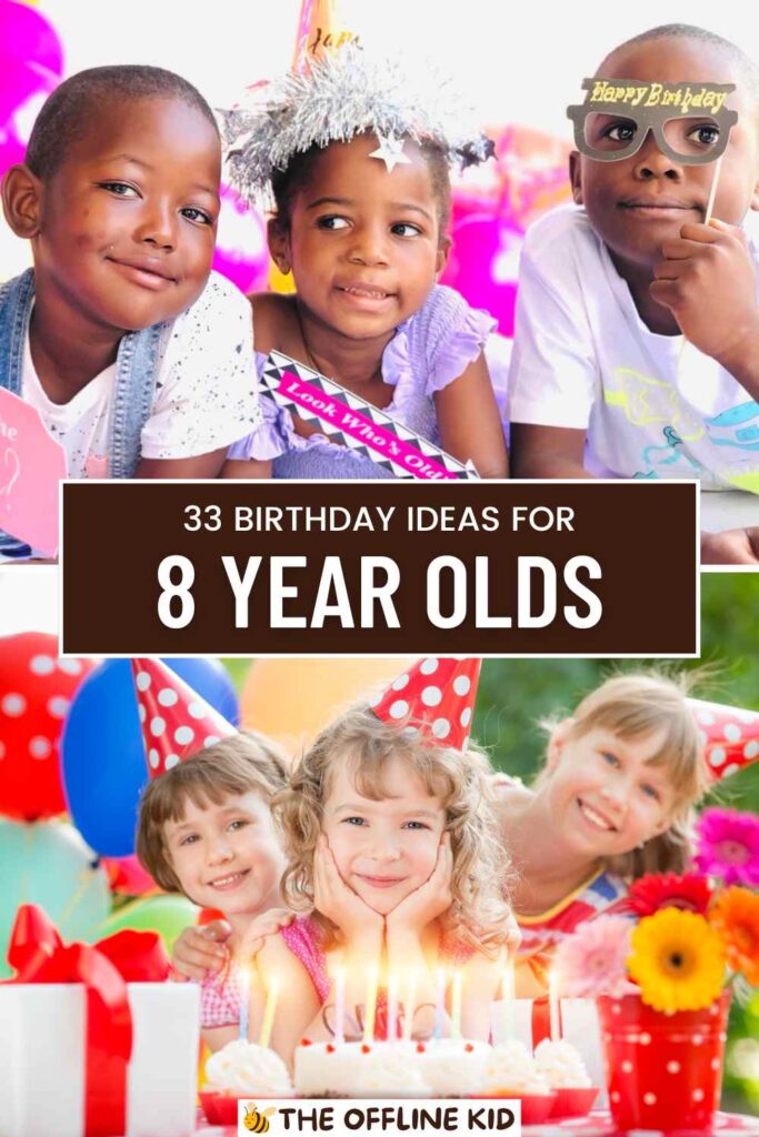 birthday party for 8 year old pin