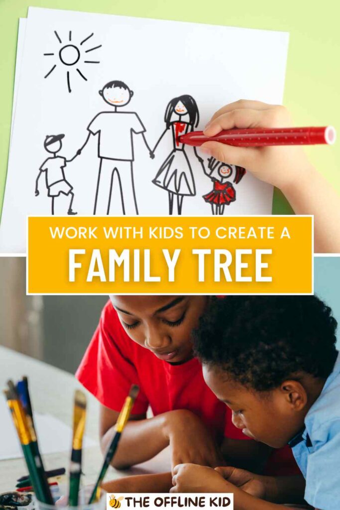 kid family tree pin