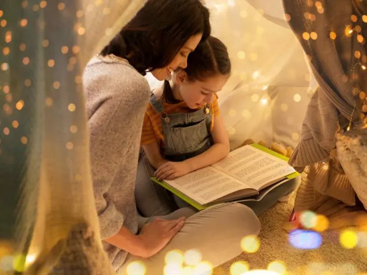 kid reading nook