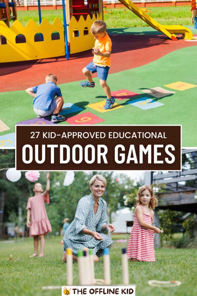 outdoor games that are educational pin