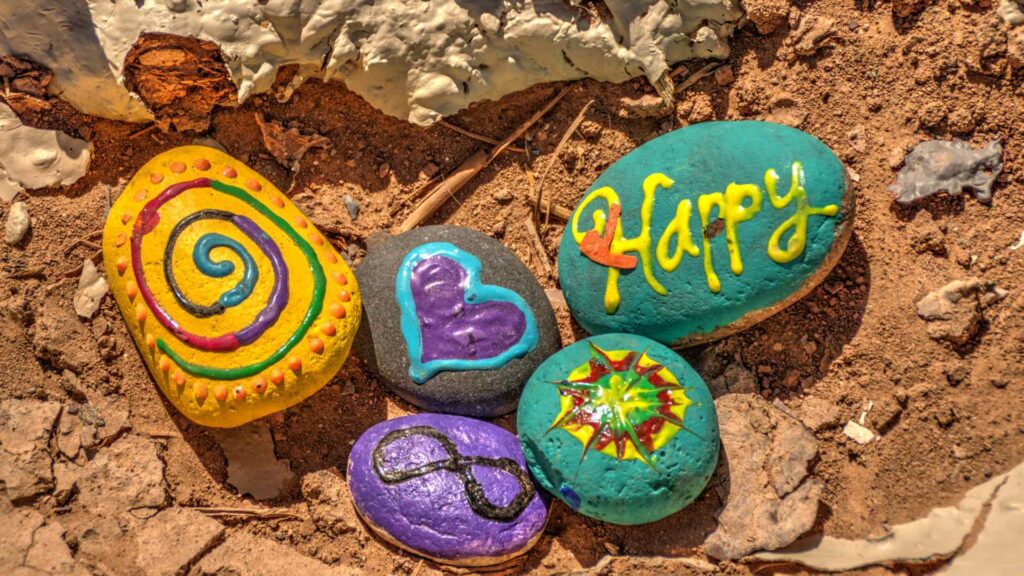 positive painted rocks