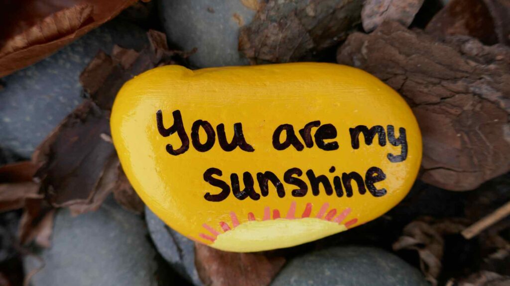 positive painted rocks