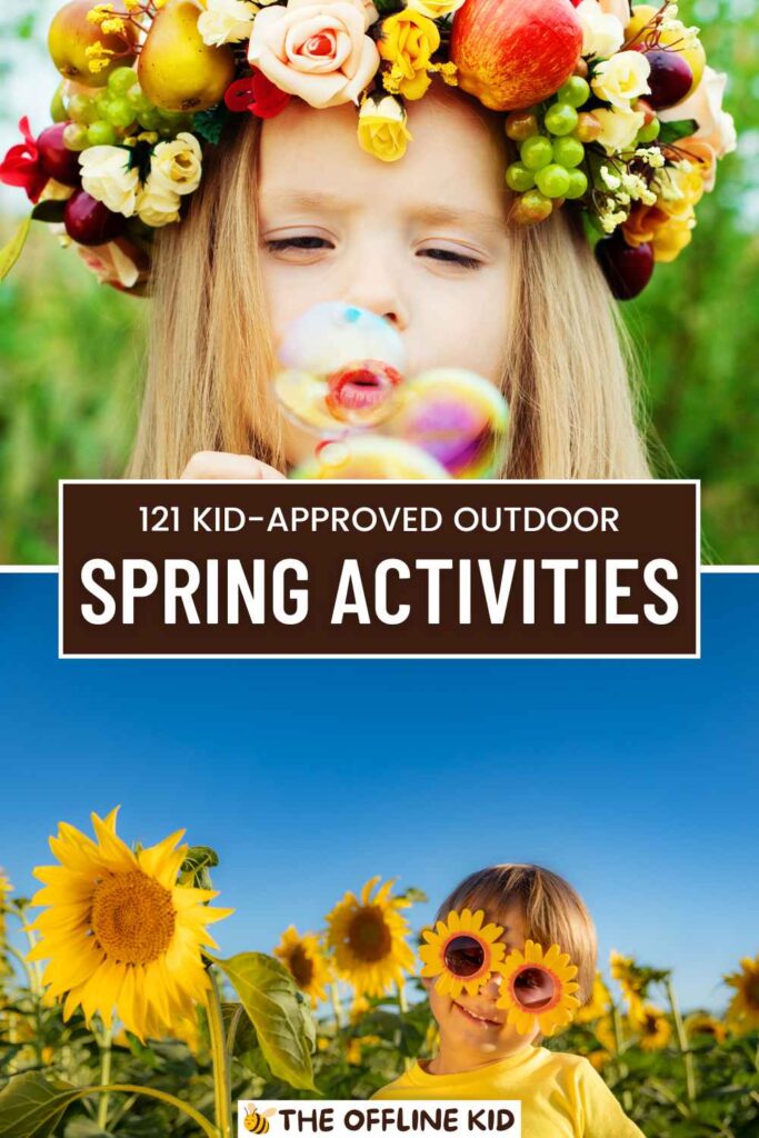 spring outdoor activities pin