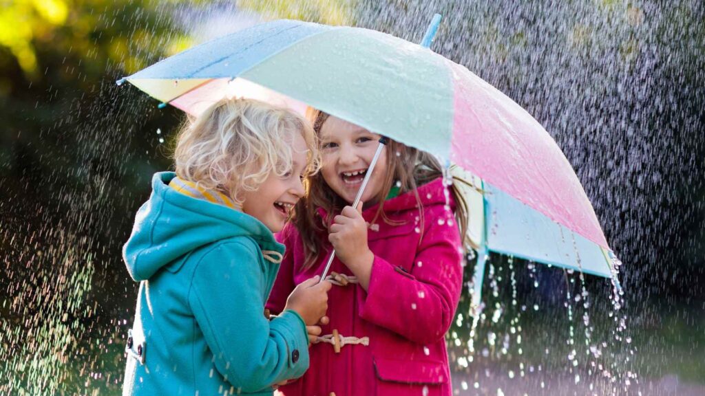 weather station with kids