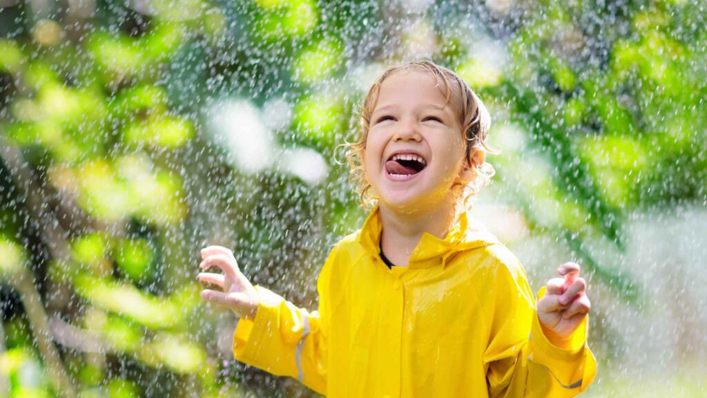 weather station with kids