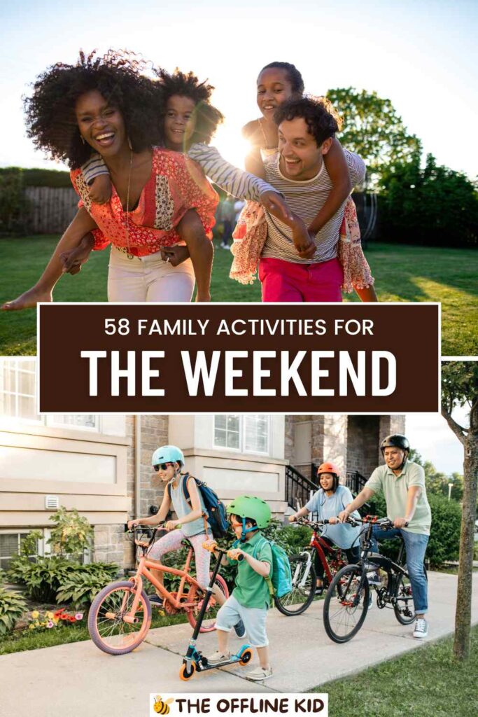 weekend family activities pin