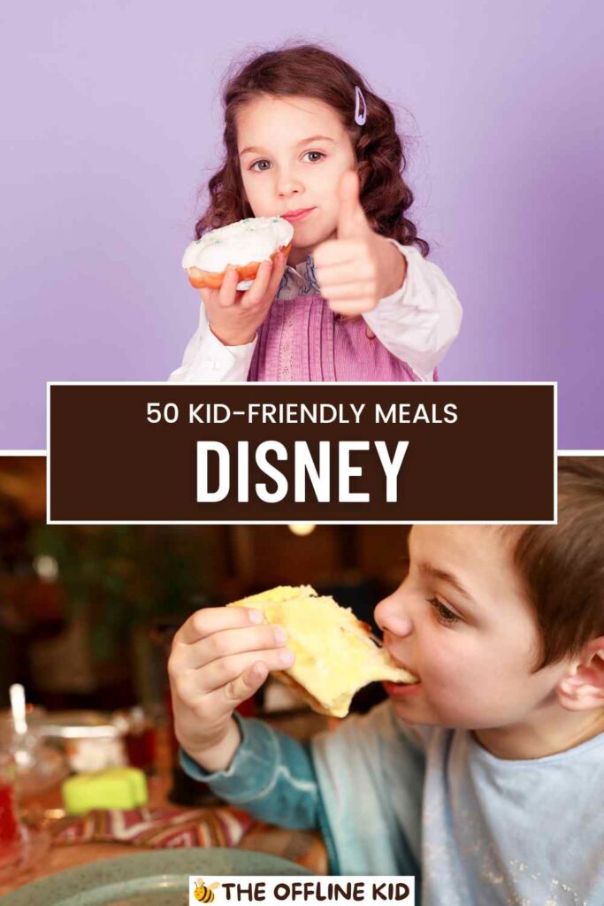 Disney meals with kids pin