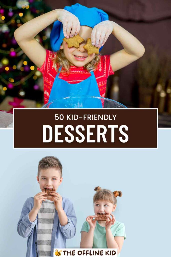 desserts with kids pin