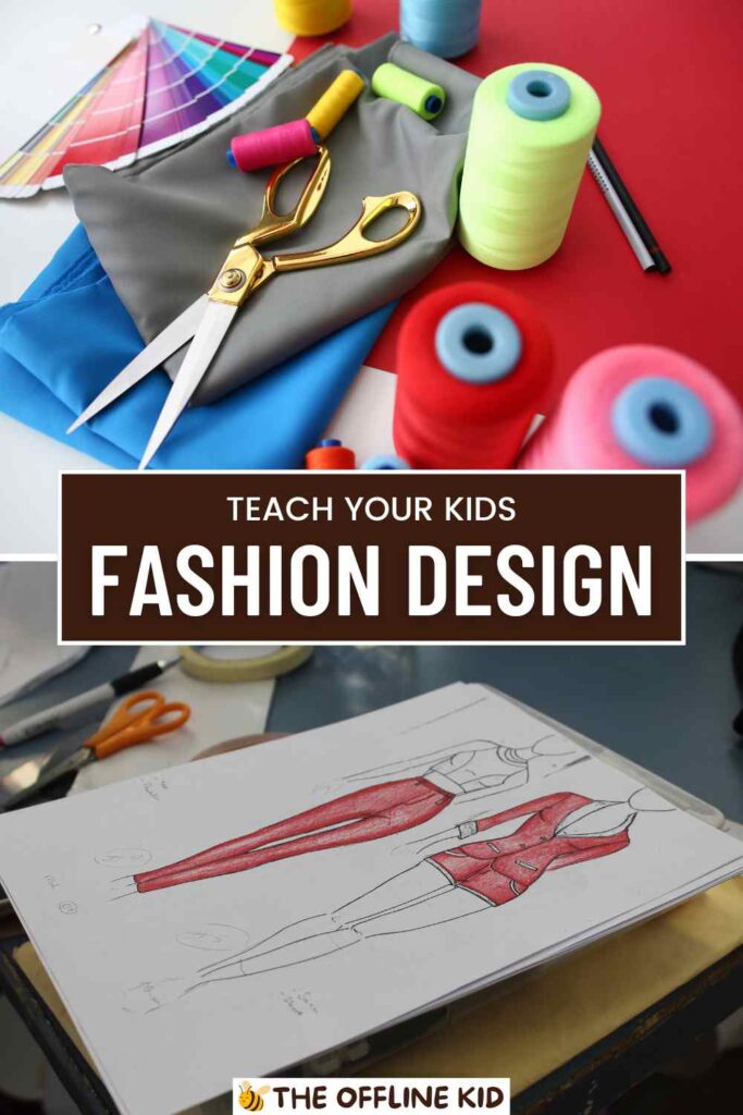 fashion design for kids pin