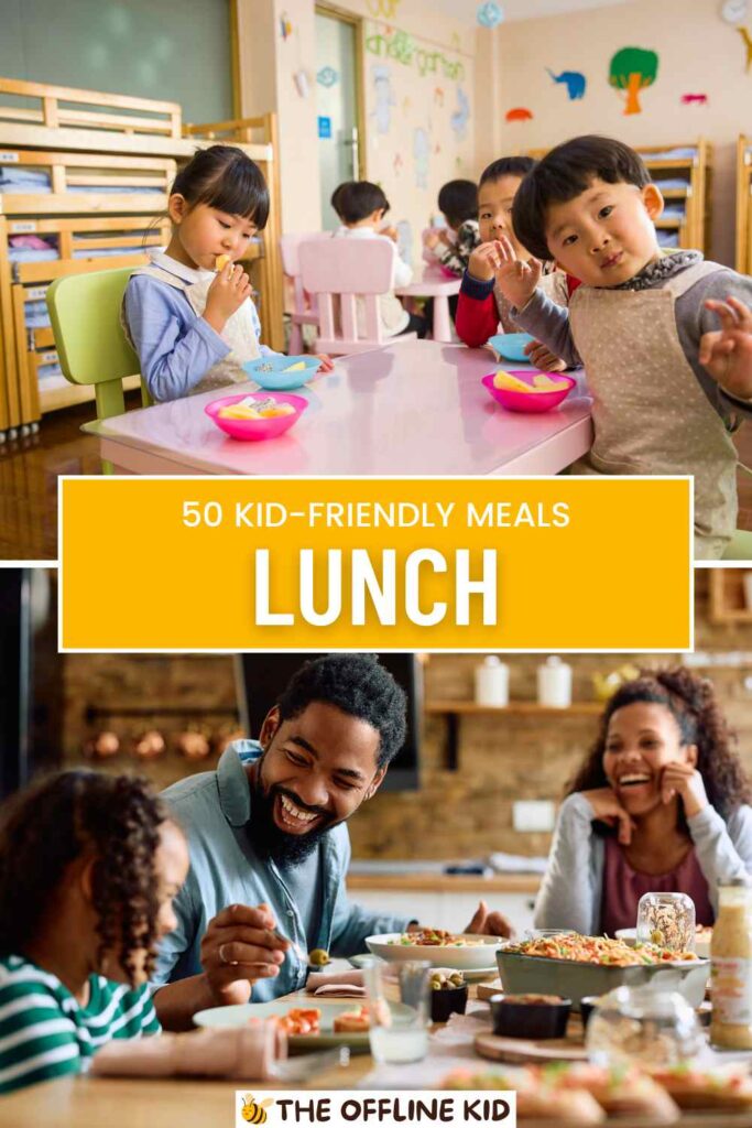 lunch meals with kids pin